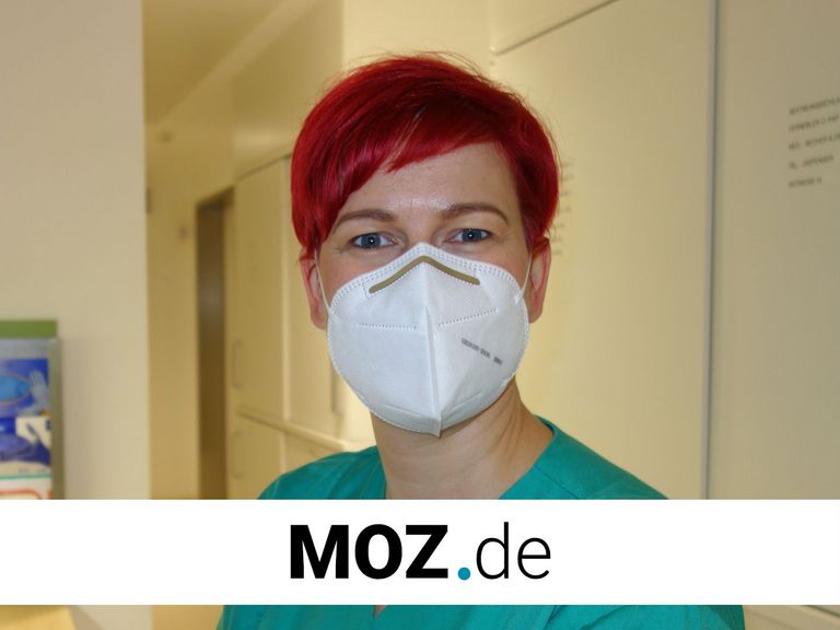 Immanuel Klinikum Bernau Herzzentrum Brandenburg - Pflegerische Bereichsleiterin Fanni Mehner gibt Einblick auf Alltag einer Corona-Station im Interview mit der MOZ