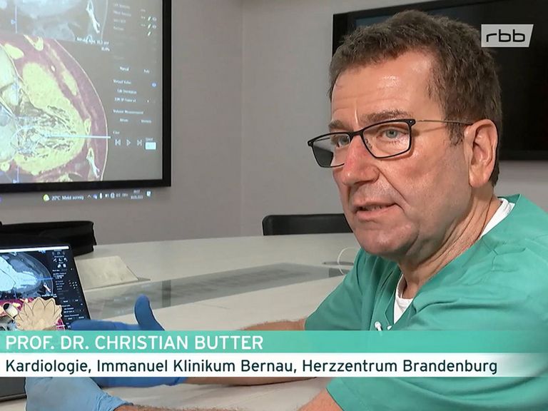 Immanuel Herzzentrum Brandenburg - Nachricht - TV-Tipp: „Rettung fürs Herz - Hightech an den Herzklappen" - rbb - Prof. Dr. Christian Butter - Bernau - Kathetereingriff