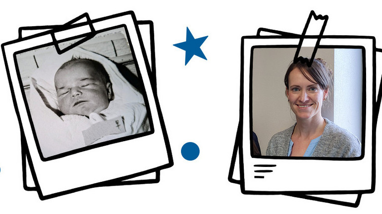 Fotoaktion: Babyfoto und aktuelles Foto