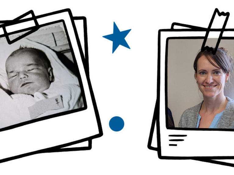 Fotoaktion: Babyfoto und aktuelles Foto