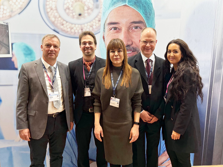 Gruppenbild Team auf dem Kongress Herzmedizin 2025 - Immanuel Herzzentrum Brandenburg