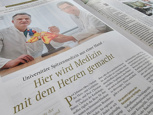Immanuel Herzzentrum Brandenburg - Nachrichten - Prof. Dr. Johannes Albes und Prof. Dr. Christian Butter im Interview über die Spitzenmedizin am Herzen